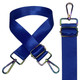 Crossbody Shoulder Strap with Rainbow Swivel Hooks & Slider Buckle